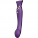 Foto 1: Queen Pulse Wave � Vibrador sensorial premium com tecnologia PulseWave � Roxo-escuro