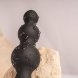 Foto 3: Petite Bubbles � Vibrador anal em silicone aveludado base em T � Preto