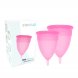Foto 1: Stercup Rose � Pack de copos menstruais em silicone m�dico � conforto e sustentabilidade � Tamanho S + L