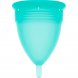 Foto 1: Stercup Aquamarine � Copo menstrual em silicone m�dico � conforto e sustentabilidade � Tamanho S