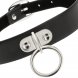 Foto 3: Noir Ring Desire � Gargantilha em couro vegano com anel pendente � Preto