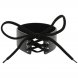 Foto 3: Noir Lace Ritual � Gargantilha em couro vegano com fecho em atilho