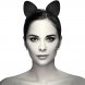 Foto 1: Midnight Cat � Acess�rio com orelhas de gato em couro vegano