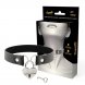 Foto 2: Noir Heart Lock � Gargantilha em couro vegano com cadeado em forma de cora��o� Preto