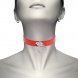 Foto 1: Rouge Ring Desire � Gargantilha em couro vegano com anel pendente � Vermelho