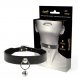 Foto 2: Noir Ring Whisper Bell � Gargantilha em couro vegano com argola e pendente