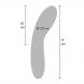 Foto 2: Luminous Curve � Vibrador Ponto G sensorial � Roxo-escuro